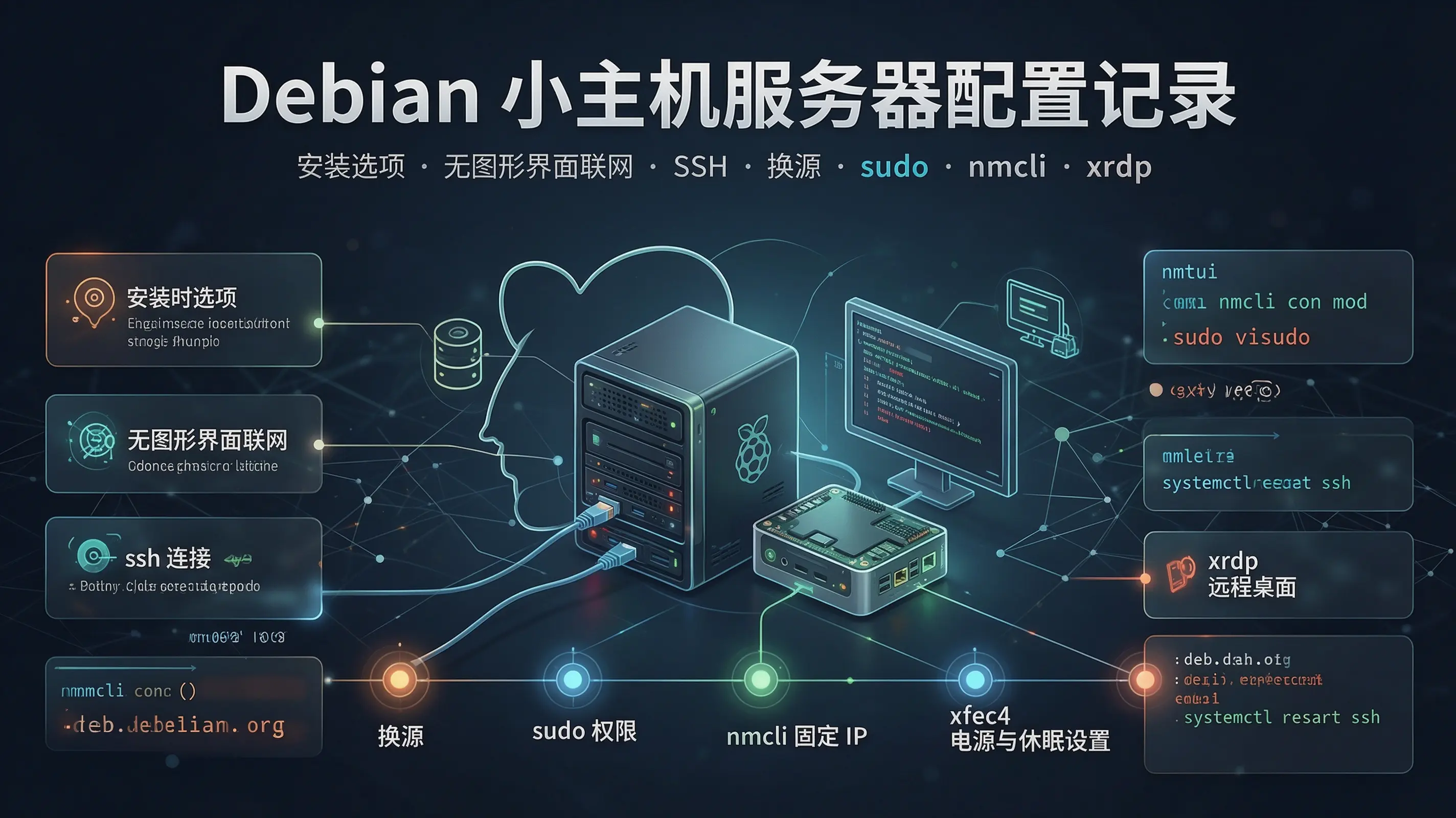 小主机制作debian服务器的相关配置